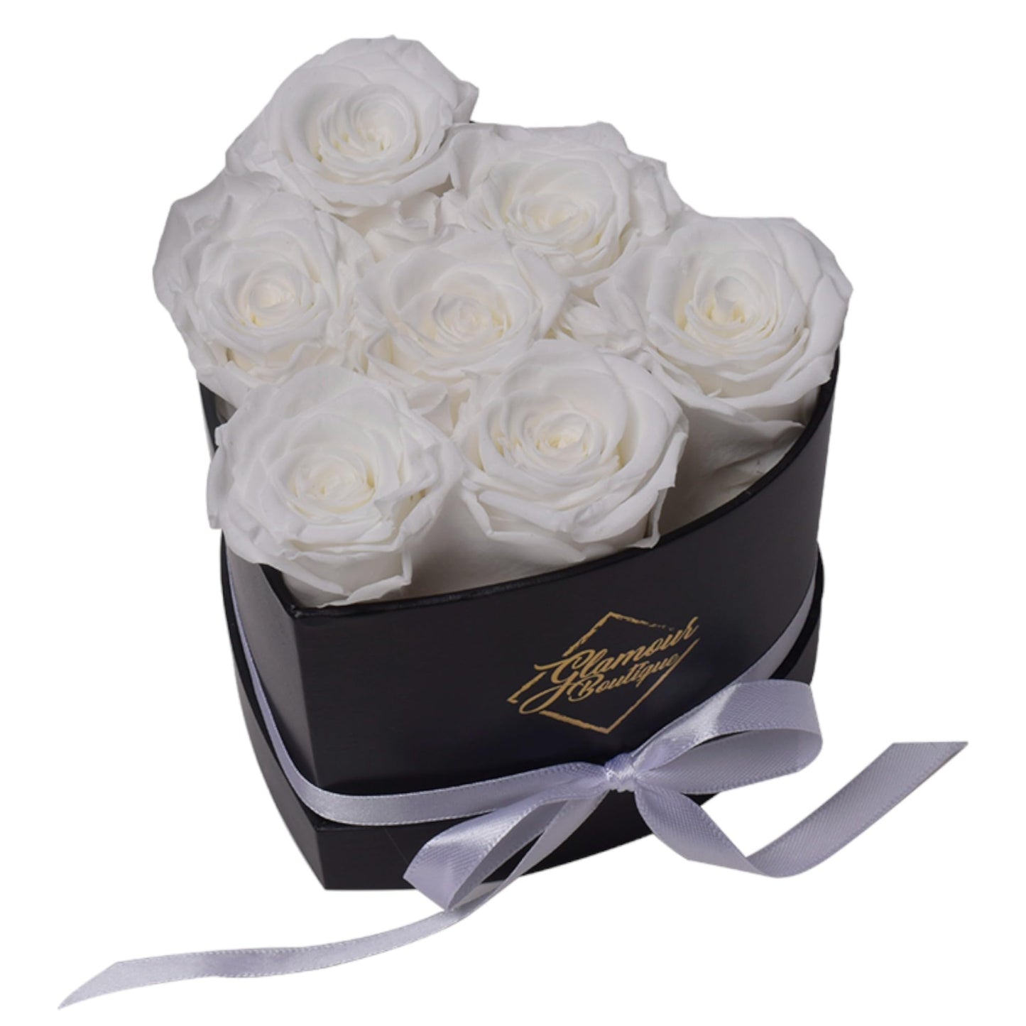 Forever Heart Shape Box - Preserved Roses