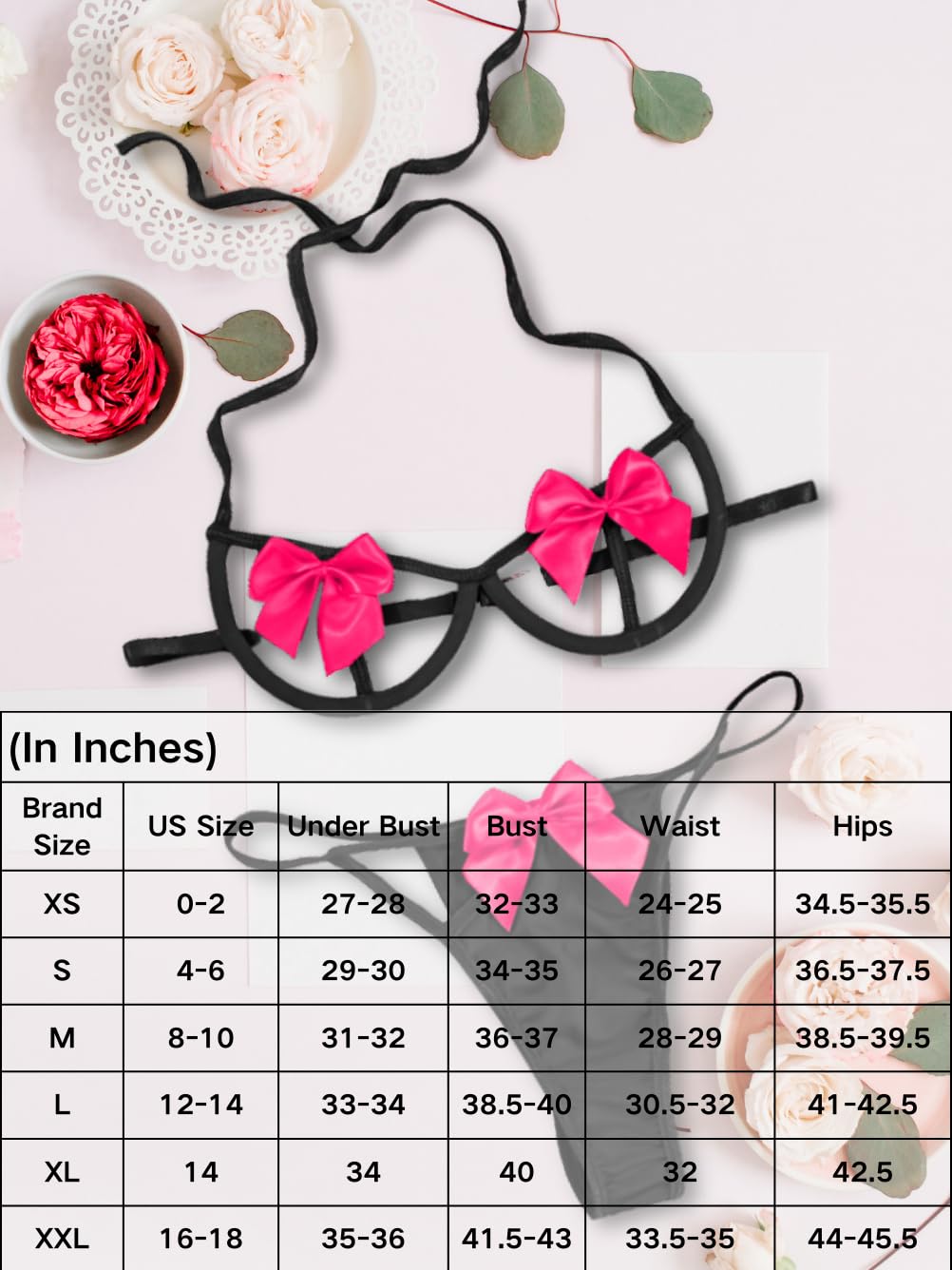 Present Bow Lingerie Set – Sexy Christmas, Valentine’s & Anniversary Outfit