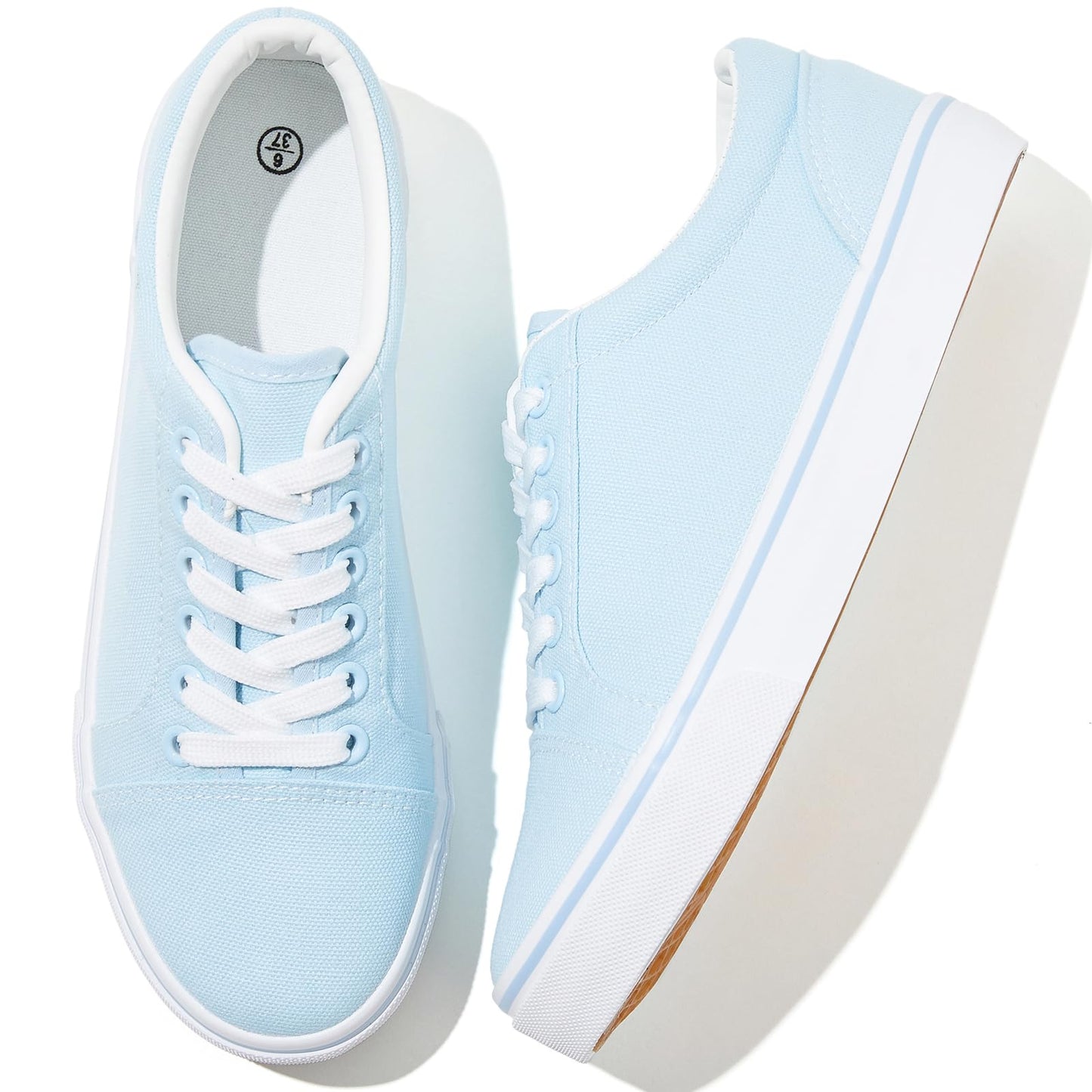 Women Canvas Sneakers -  Casual Shoes Low Top Comfortable Tennis Shoes