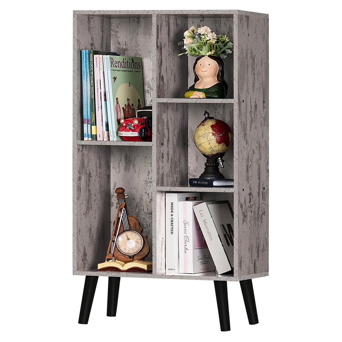 Modern Bookshelf - Large Freestanding Open