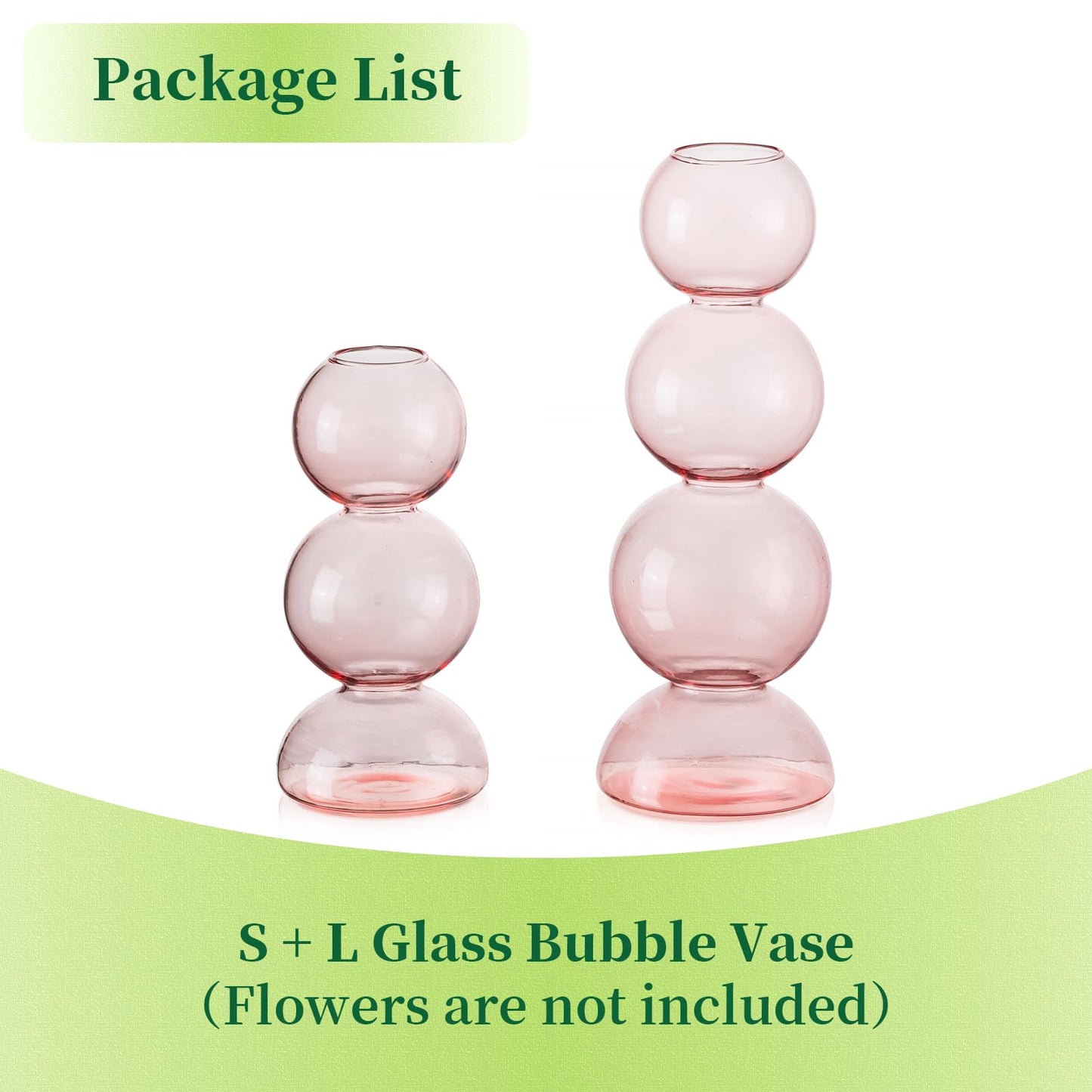 Glass Bubble Vases for Flowers