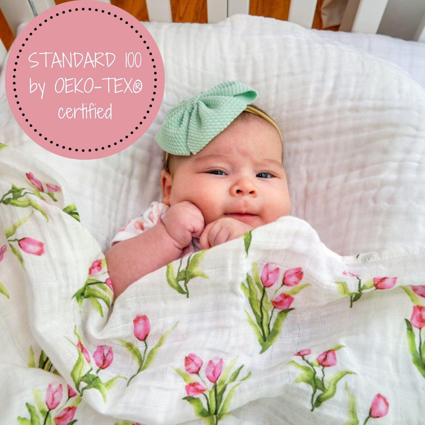 Cotton 100% Muslin Swaddle Blankets