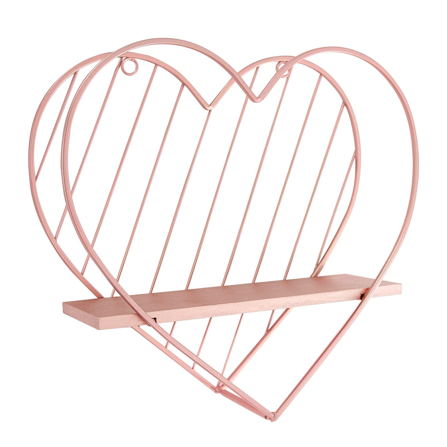 Heart-Shaped Floating Shelf – Funky Wall Organizer for Trinkets, Aesthetic Room Decor