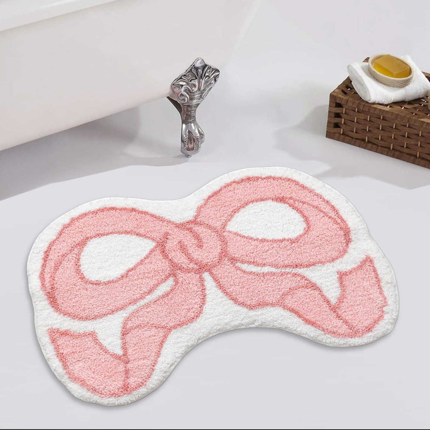 Coquette Bow Rug for Living Space