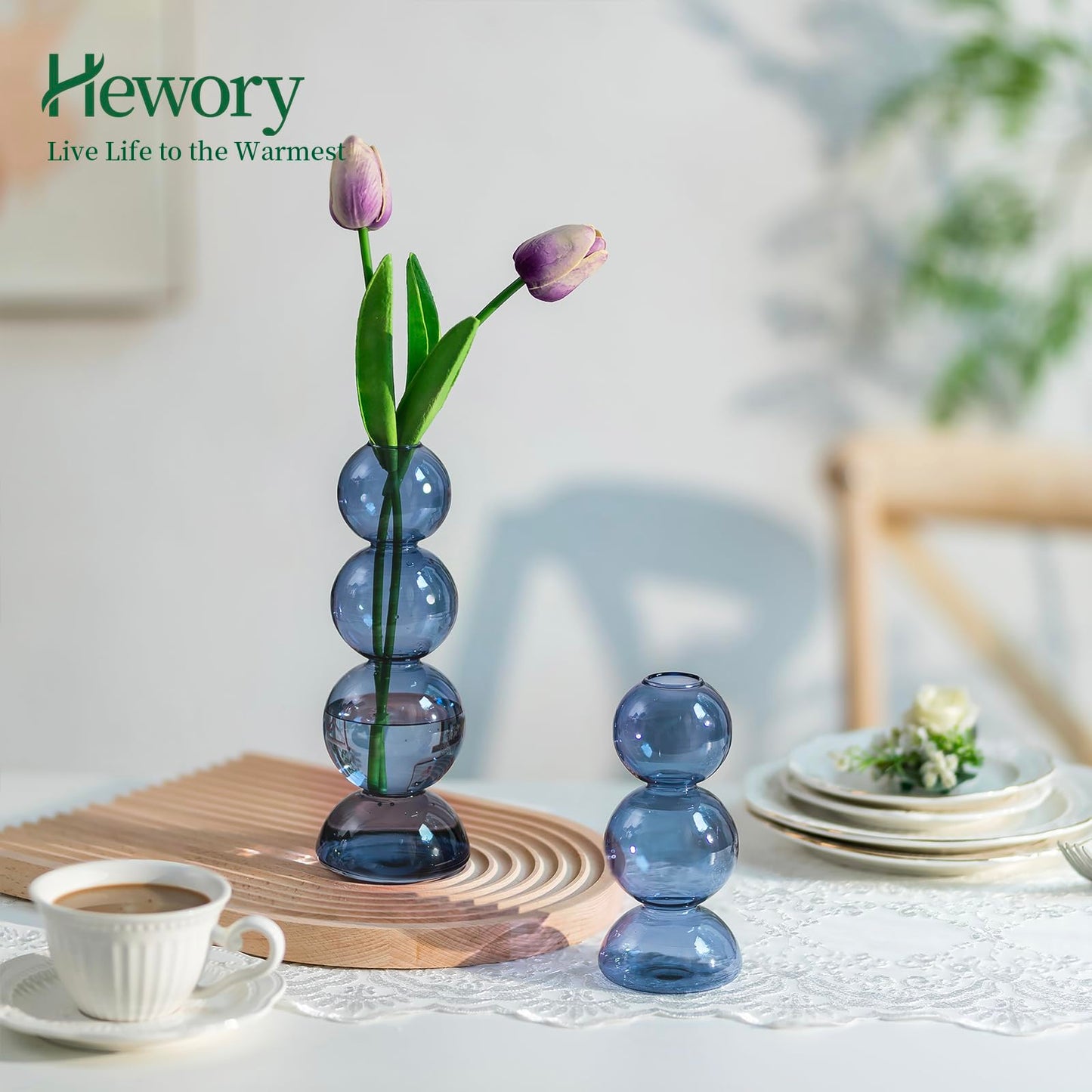 Glass Bubble Vases for Flowers