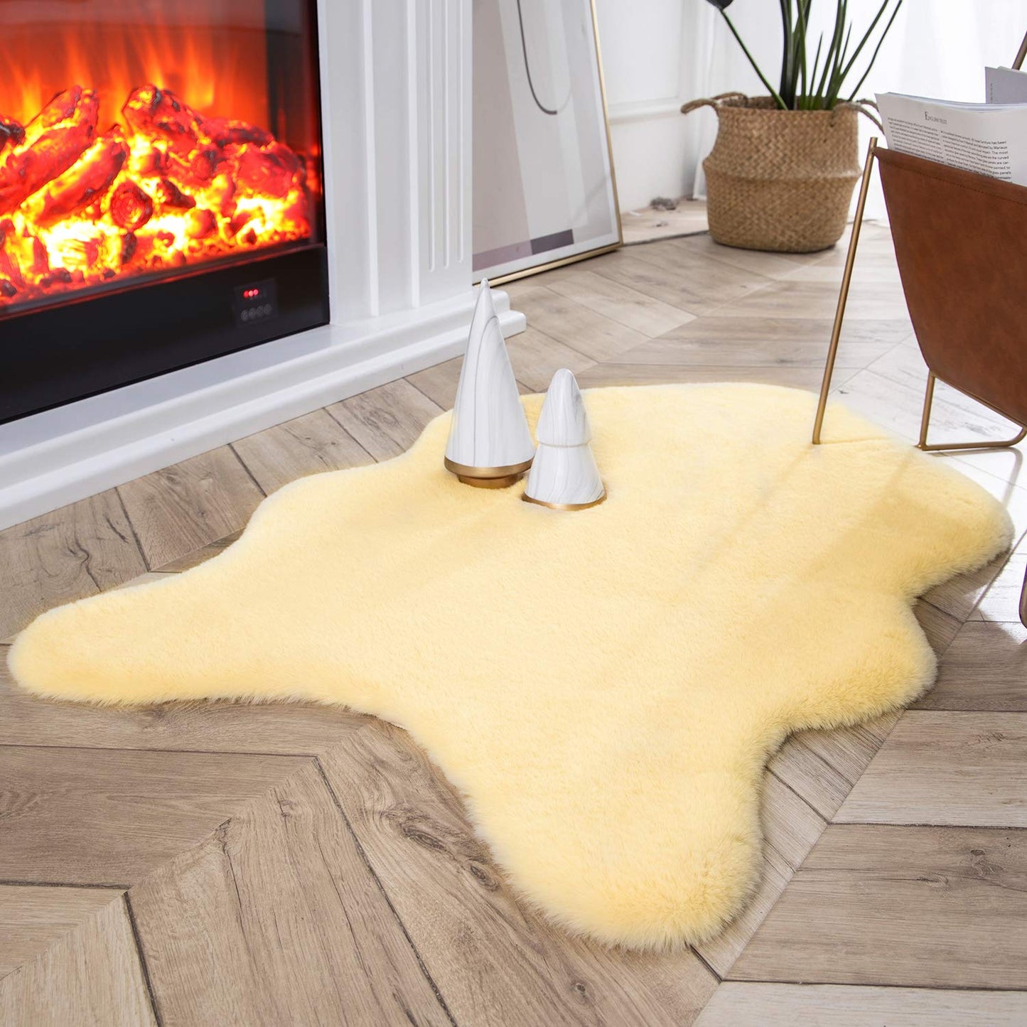 Ultra Soft Faux Area Rug