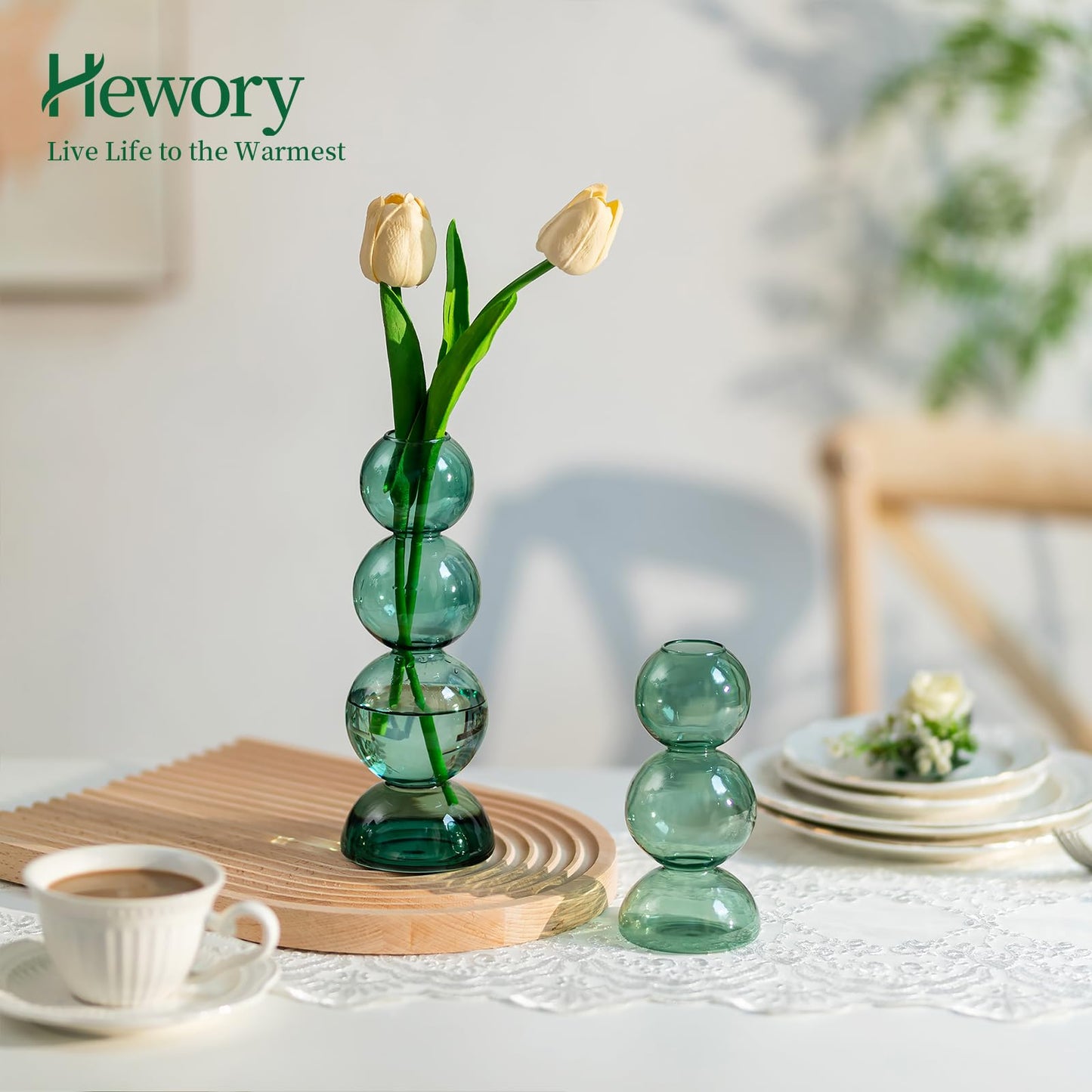 Glass Bubble Vases for Flowers