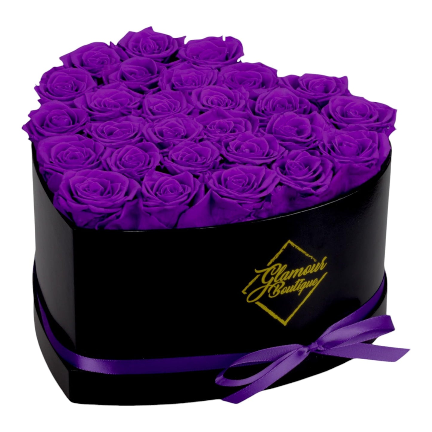 Forever Heart Shape Box - Preserved Roses