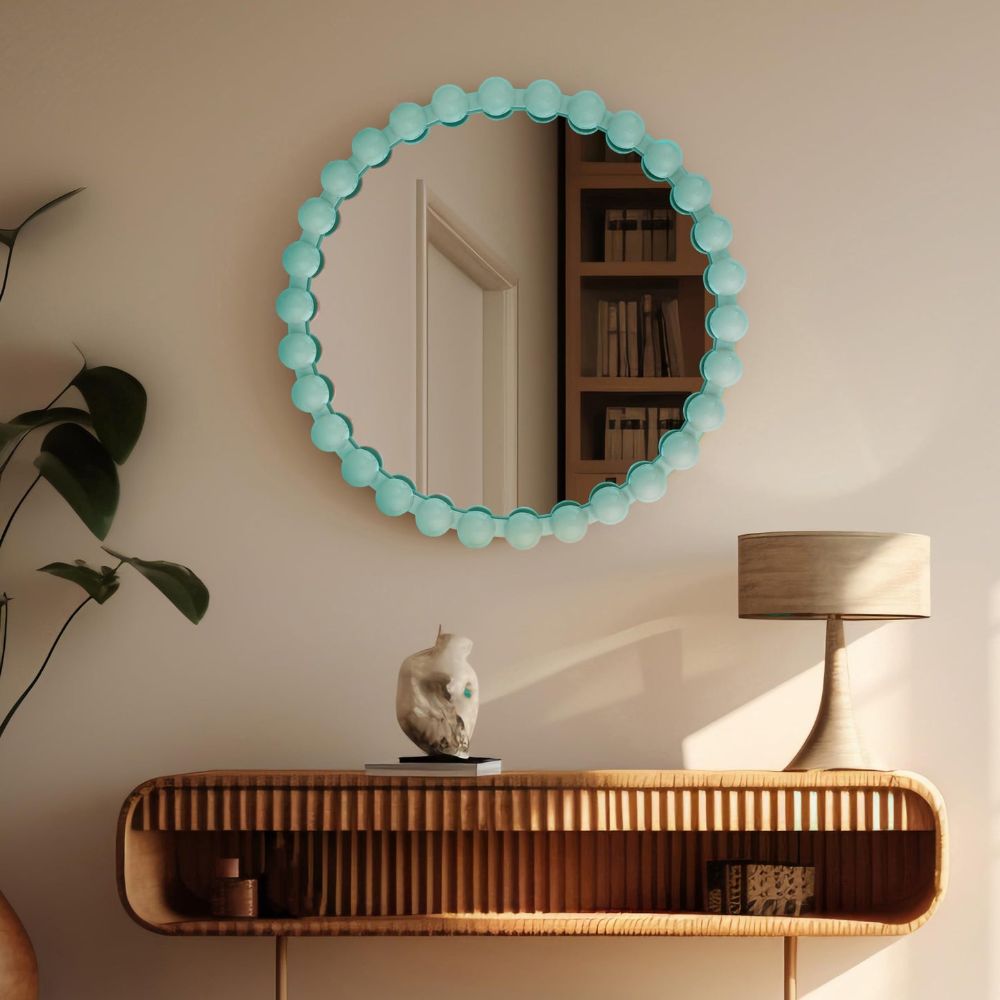 Wall Maunted Mirror, Metal Frame