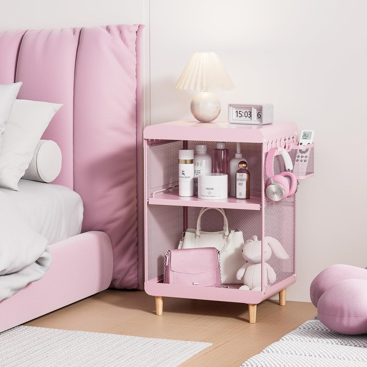 Cute Bedside Nightstand Table