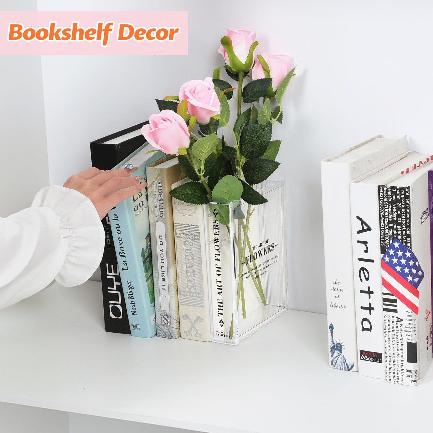 New Book-Shaped Flower Vase – Aesthetic Decor