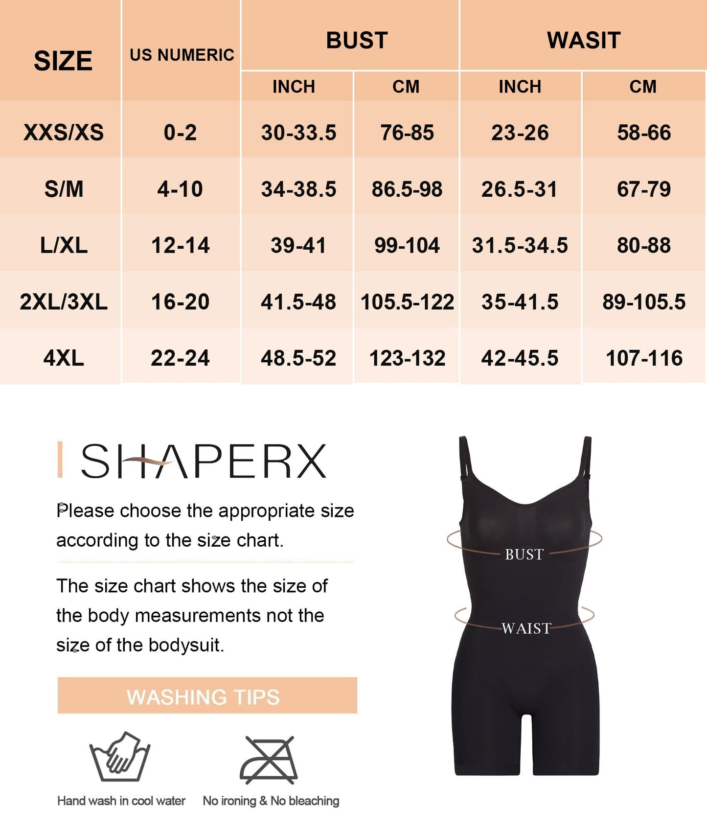 Women's Shapewear Bodysuit - Tummy Control Body Shaper Seamless Sculpting Snatched Waist Body Suit