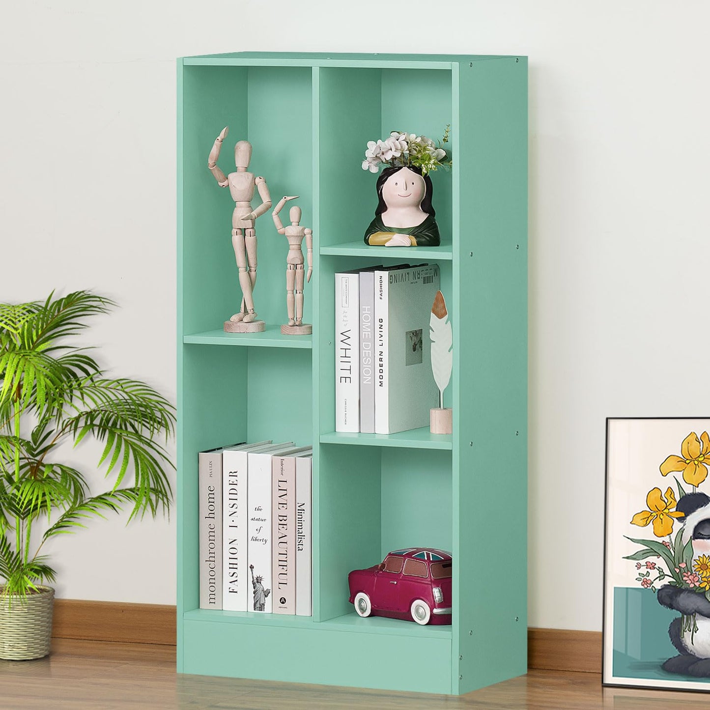 Modern Bookshelf - Large Freestanding Open