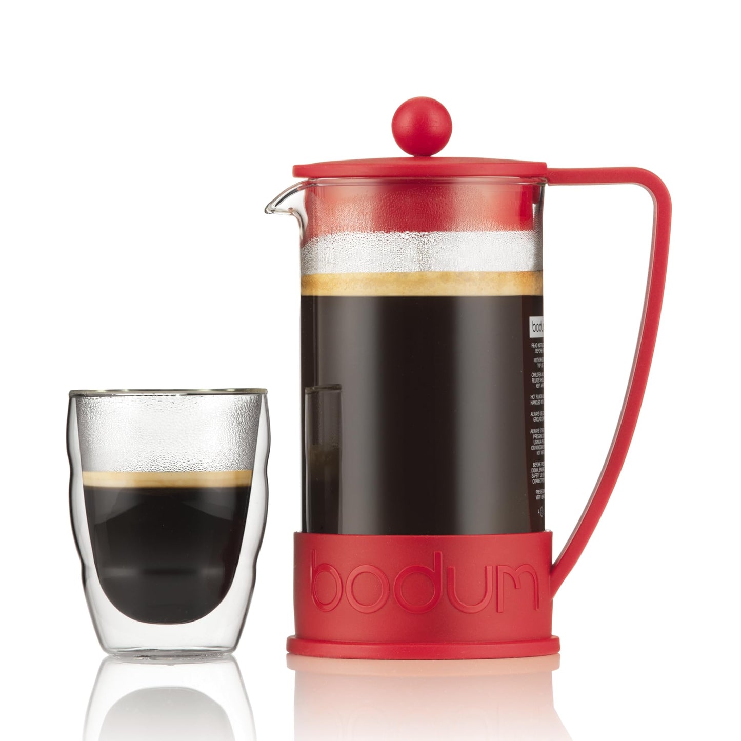 French Press Coffee Maker - Bodum 12oz Brazil High-Heat Borosilicate Glass