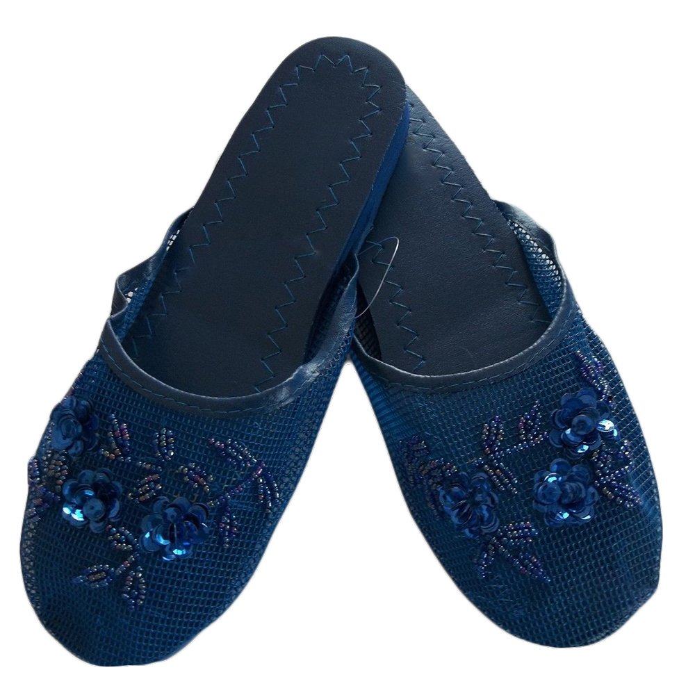 Women's Mesh Slippers With Sequin