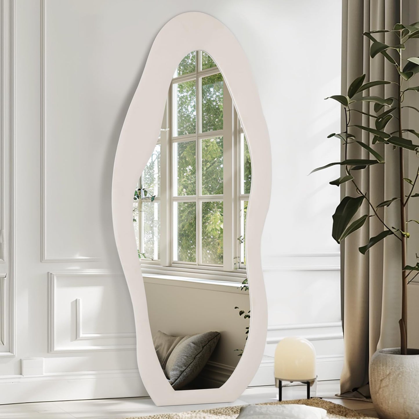 Irregular Full Body Mirror Wall Mounted Floor Mirror