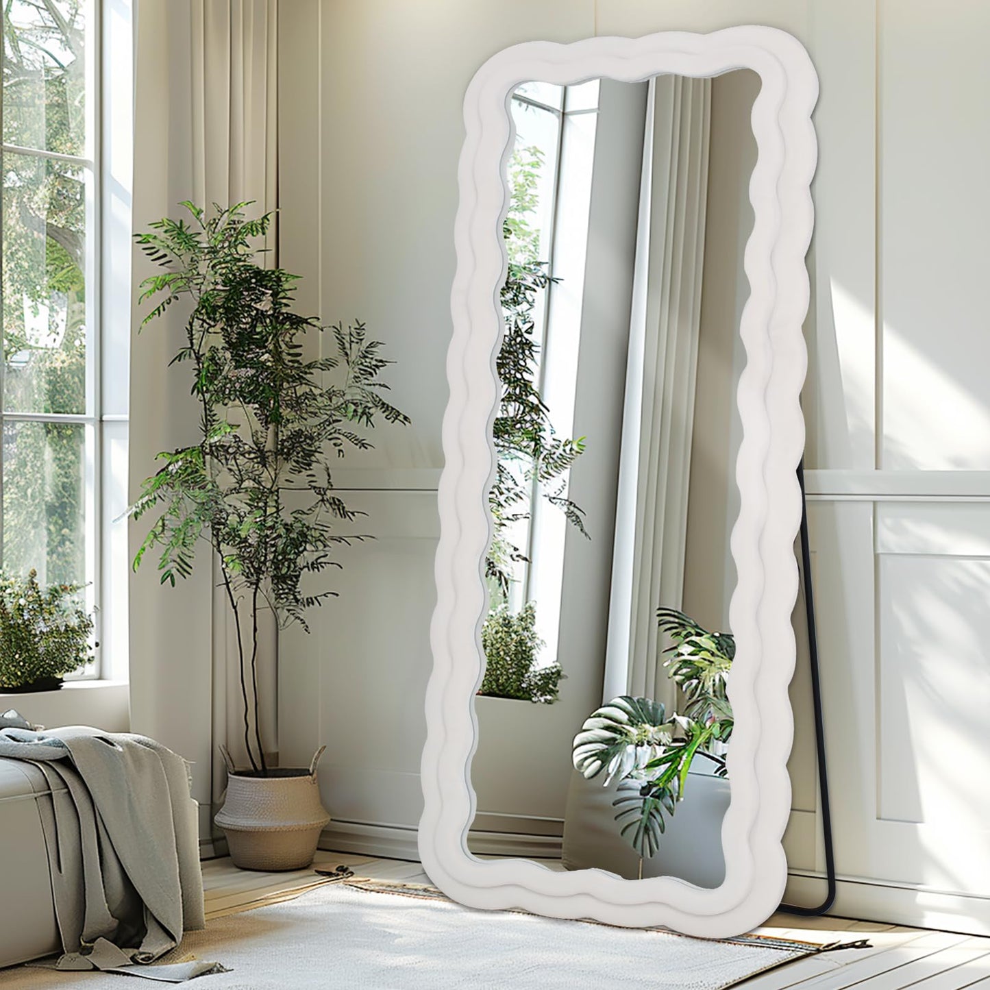 Irregular Full Body Mirror Wall Mounted Floor Mirror