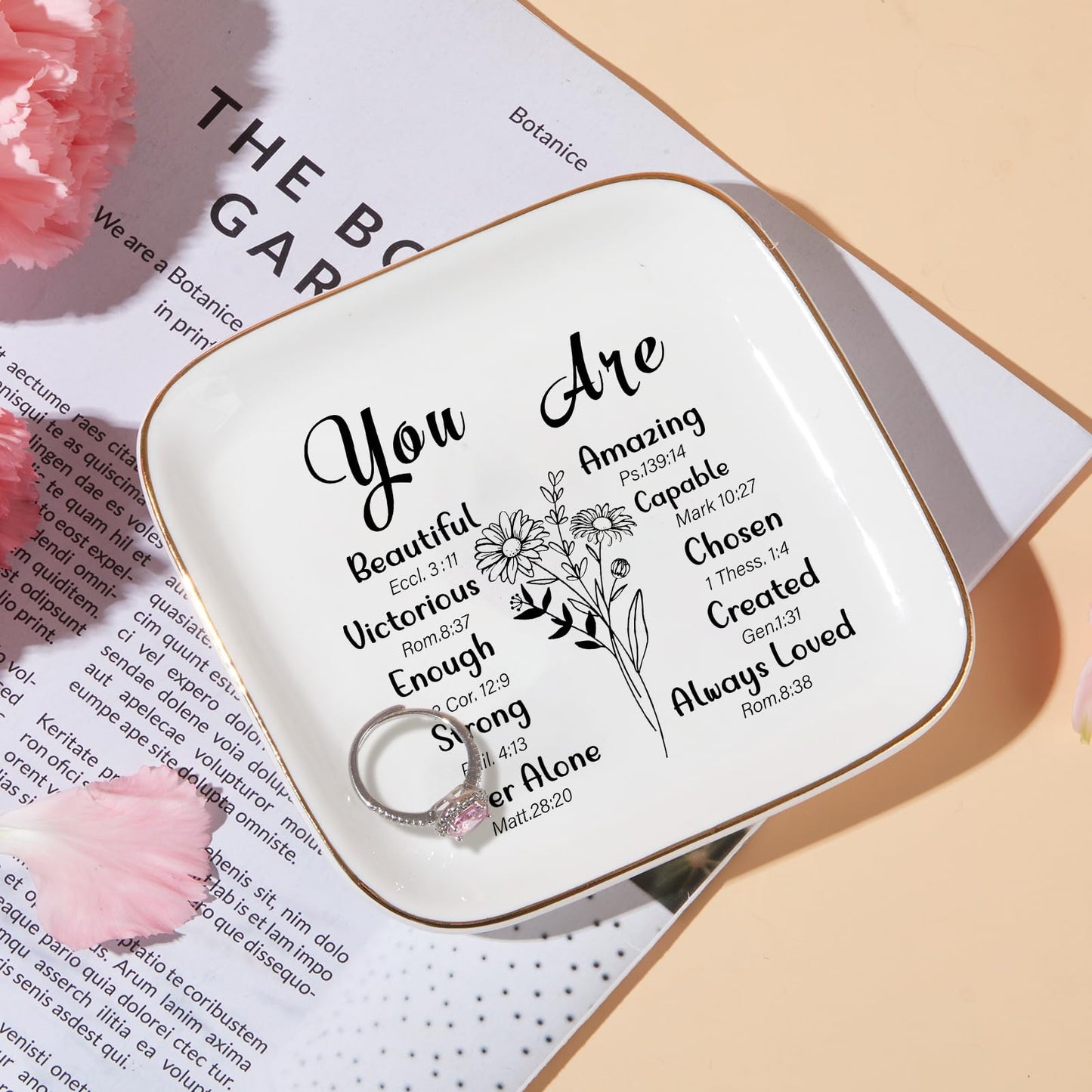 Inspirational Women Ring Dish