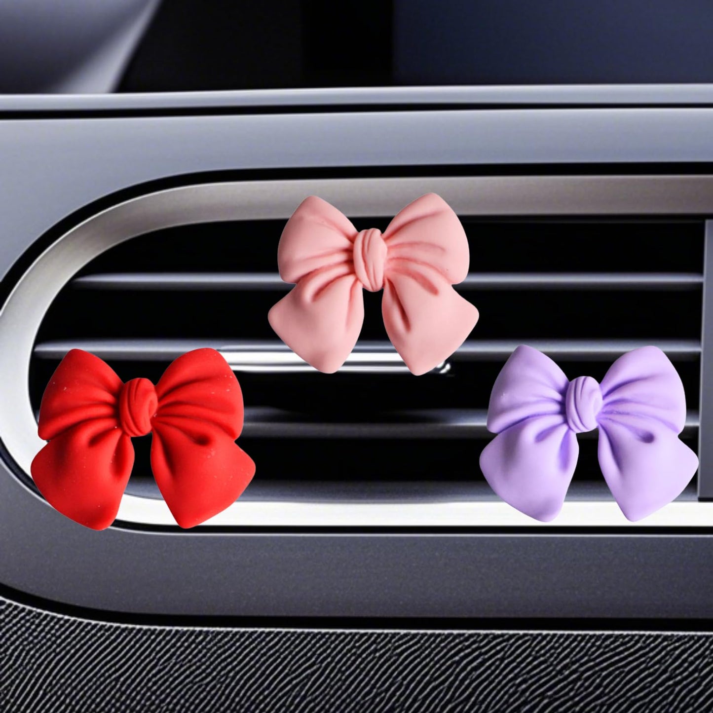 Pink Bow Car Air Freshener Coquette