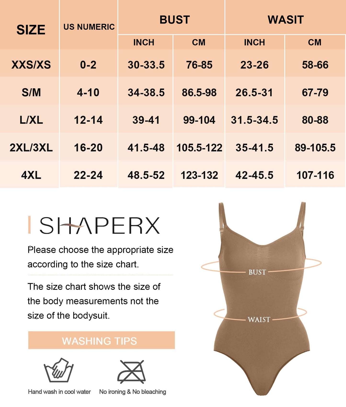 Women's Shapewear Bodysuit - Tummy Control Body Shaper Seamless Sculpting Snatched Waist Body Suit