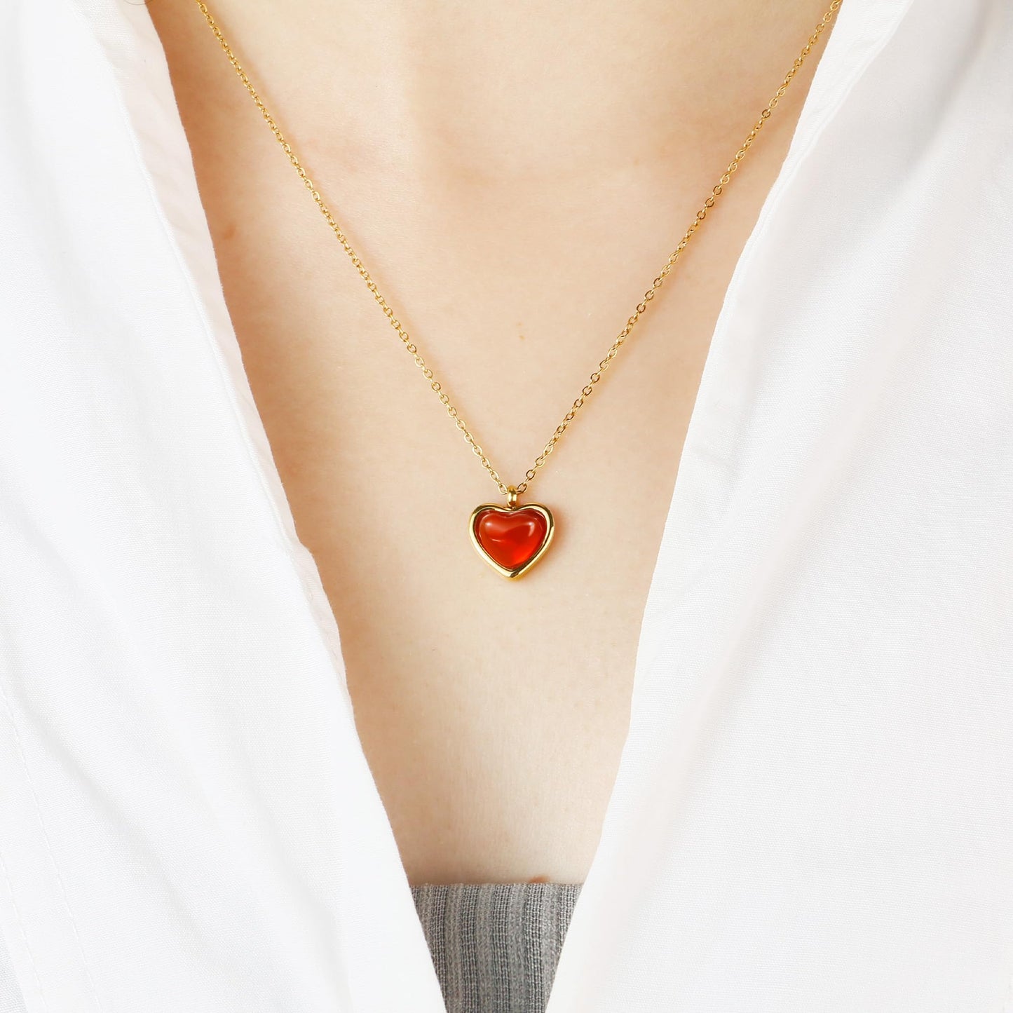 Women Heart Necklace