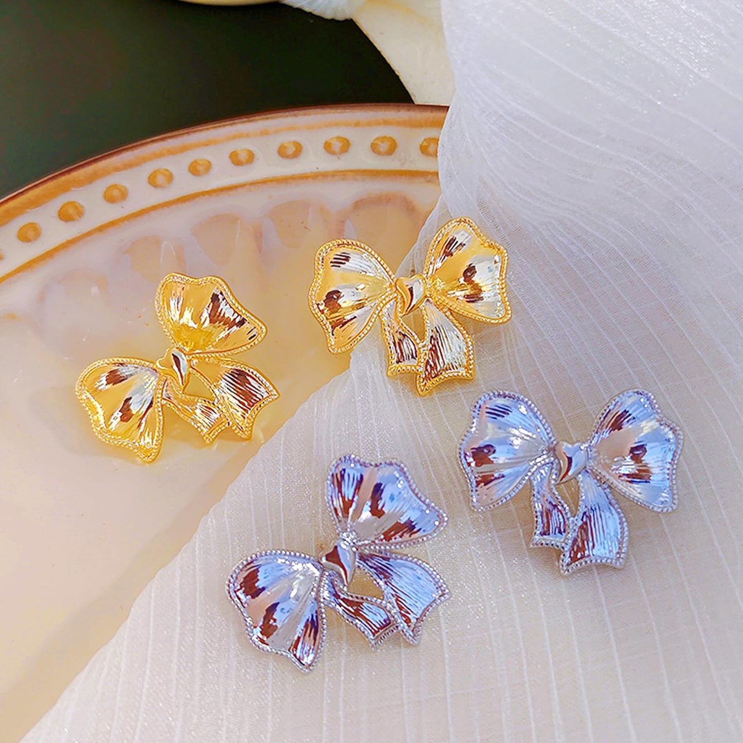 Women Bow Earrings