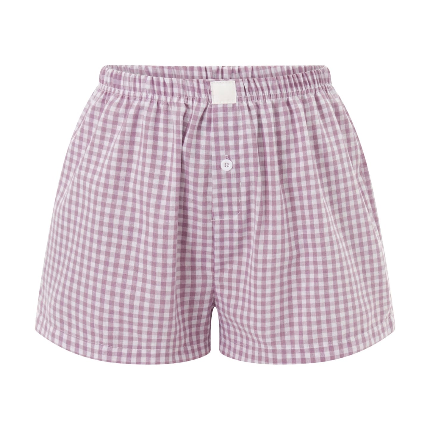 Gingham Cute Pajamas Shorts l Bottoms Elastic Boxers