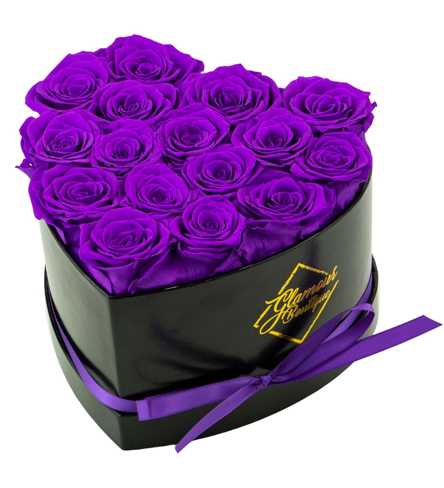 Forever Heart Shape Box - Preserved Roses