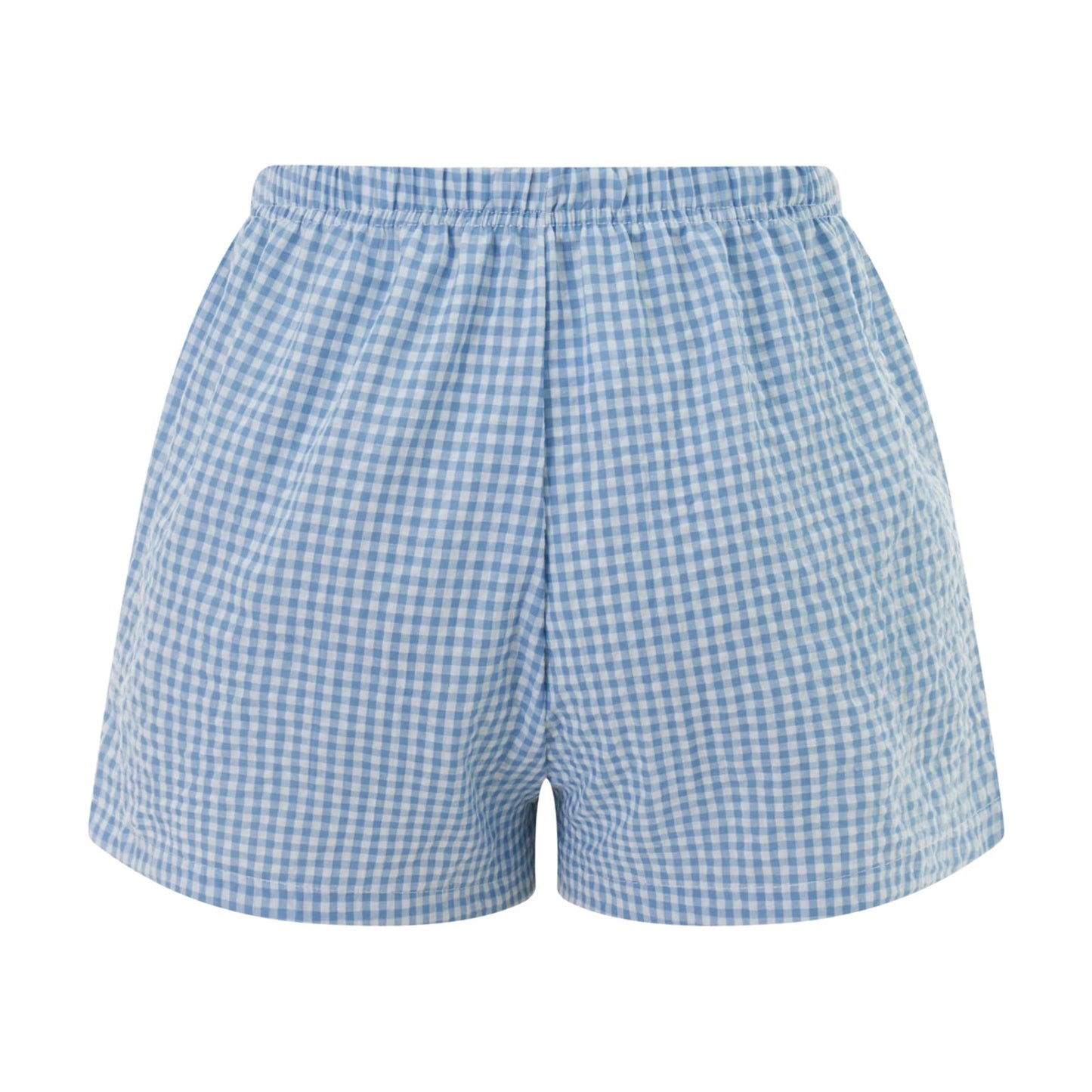 Gingham Cute Pajamas Shorts l Bottoms Elastic Boxers