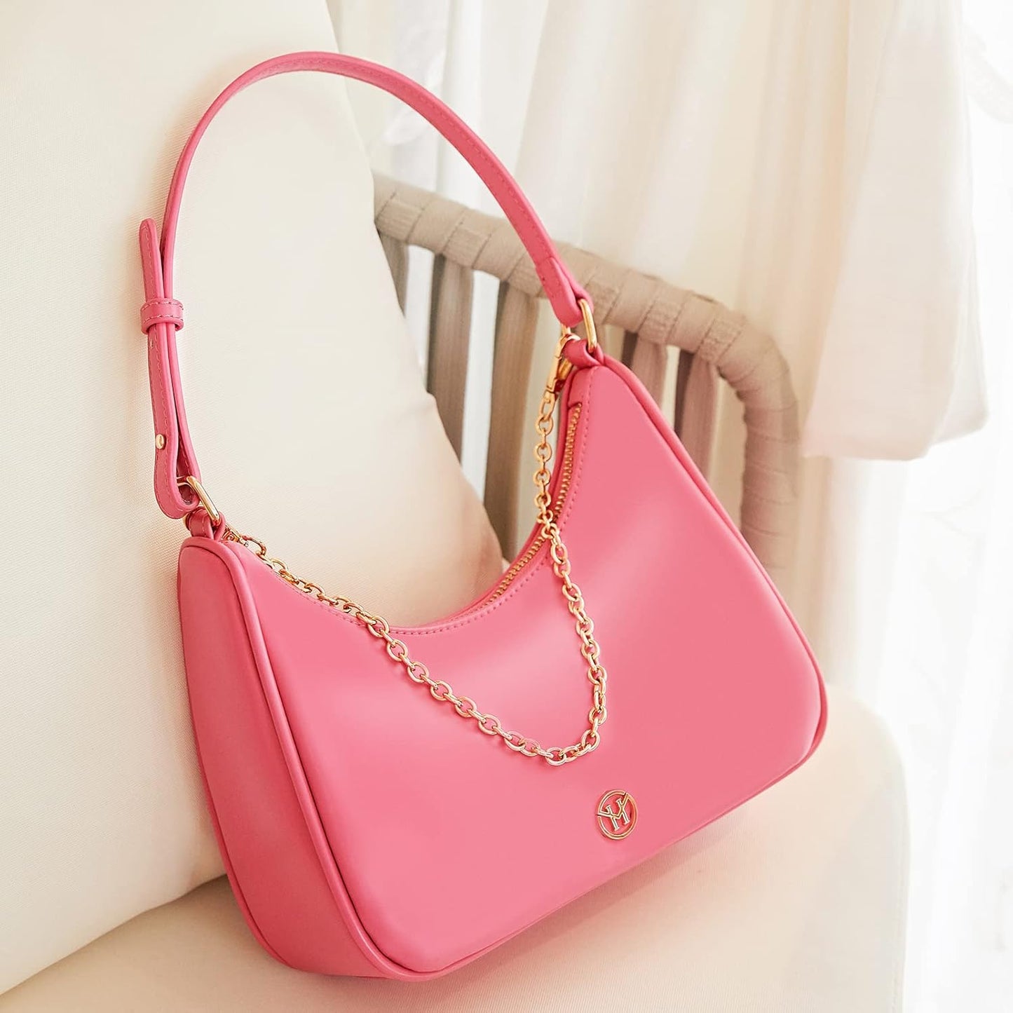 Women's Small Pink Shoulder Bag