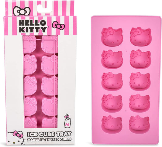 Hello Kitty Flexible Silicone Mold Ice Cube Tray In Character Shapes | Reusable Ice Mold For Freezer