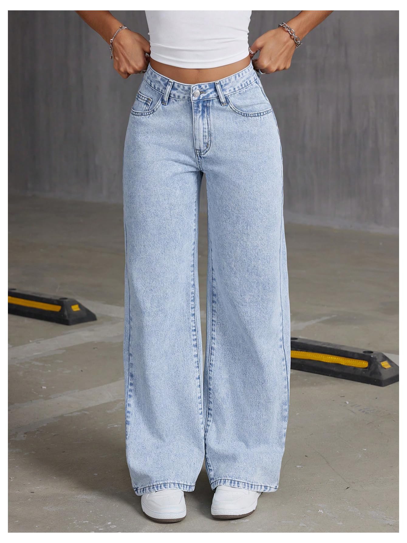 Women's Bowknot Embroidery Jeans - Y2k Straight Leg Boyfriend Denim Pants