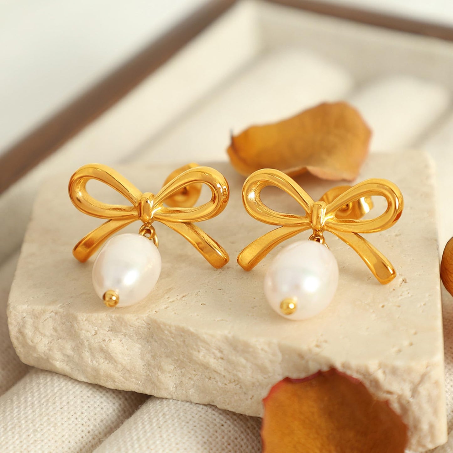 Women Bow Earrings