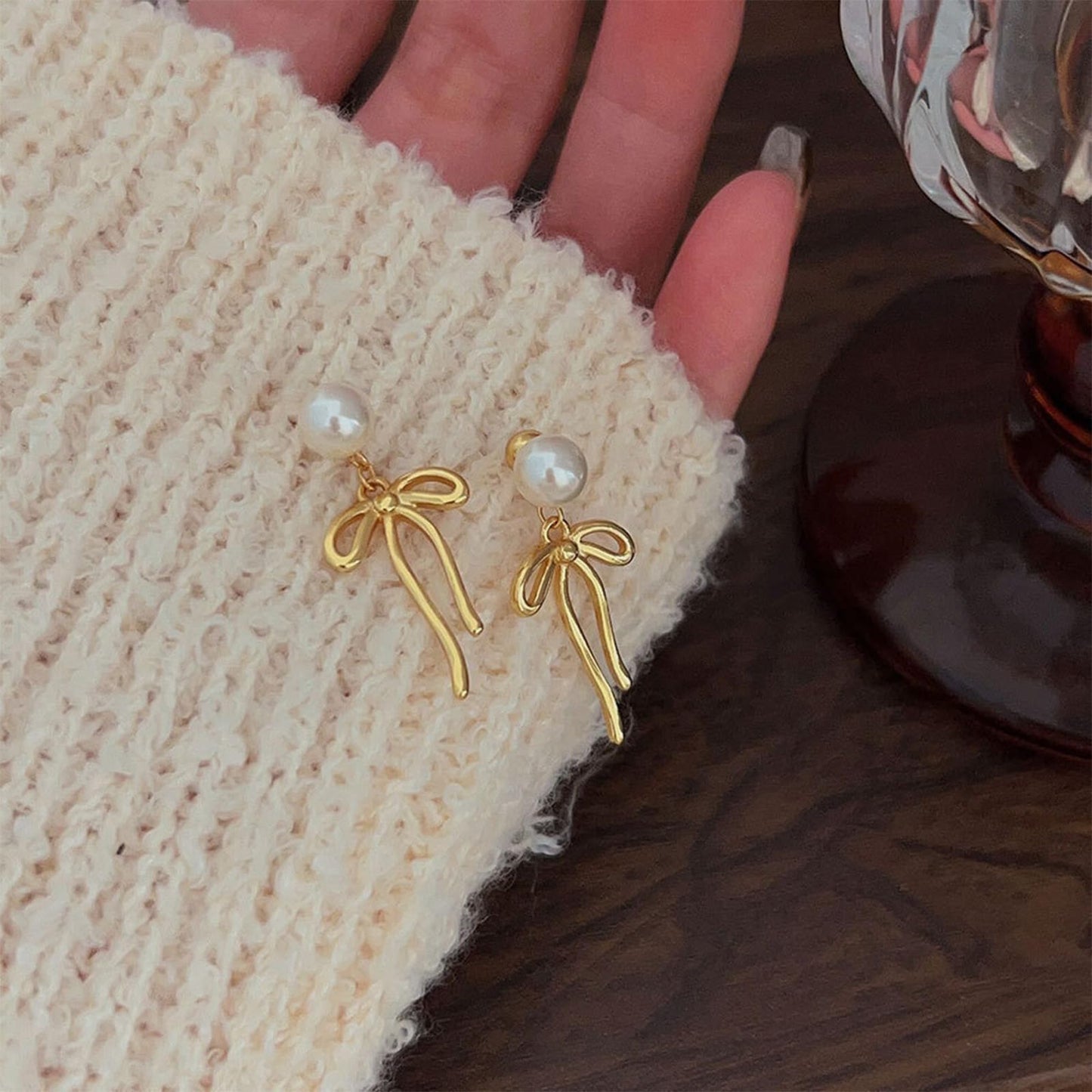 Women Bow Earrings