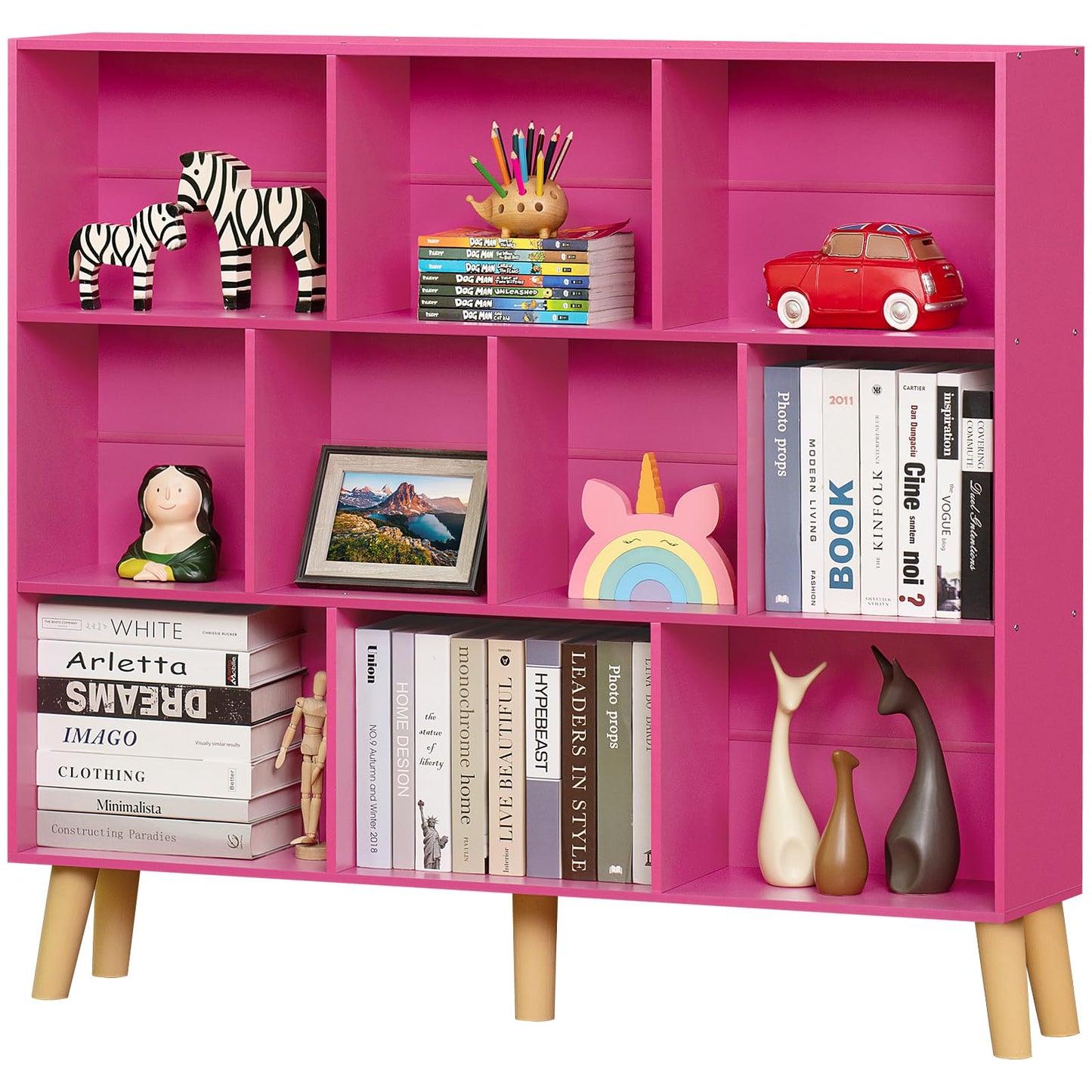 Modern Bookshelf - Large Freestanding Open