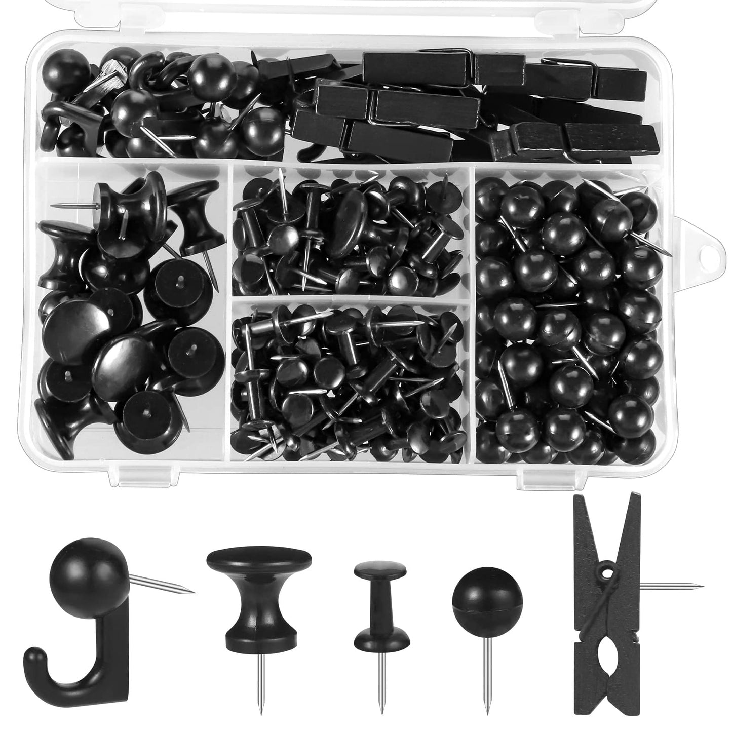 Push Pins Thumb Tacks - 200 Pieces Cute Decorative Push Pins