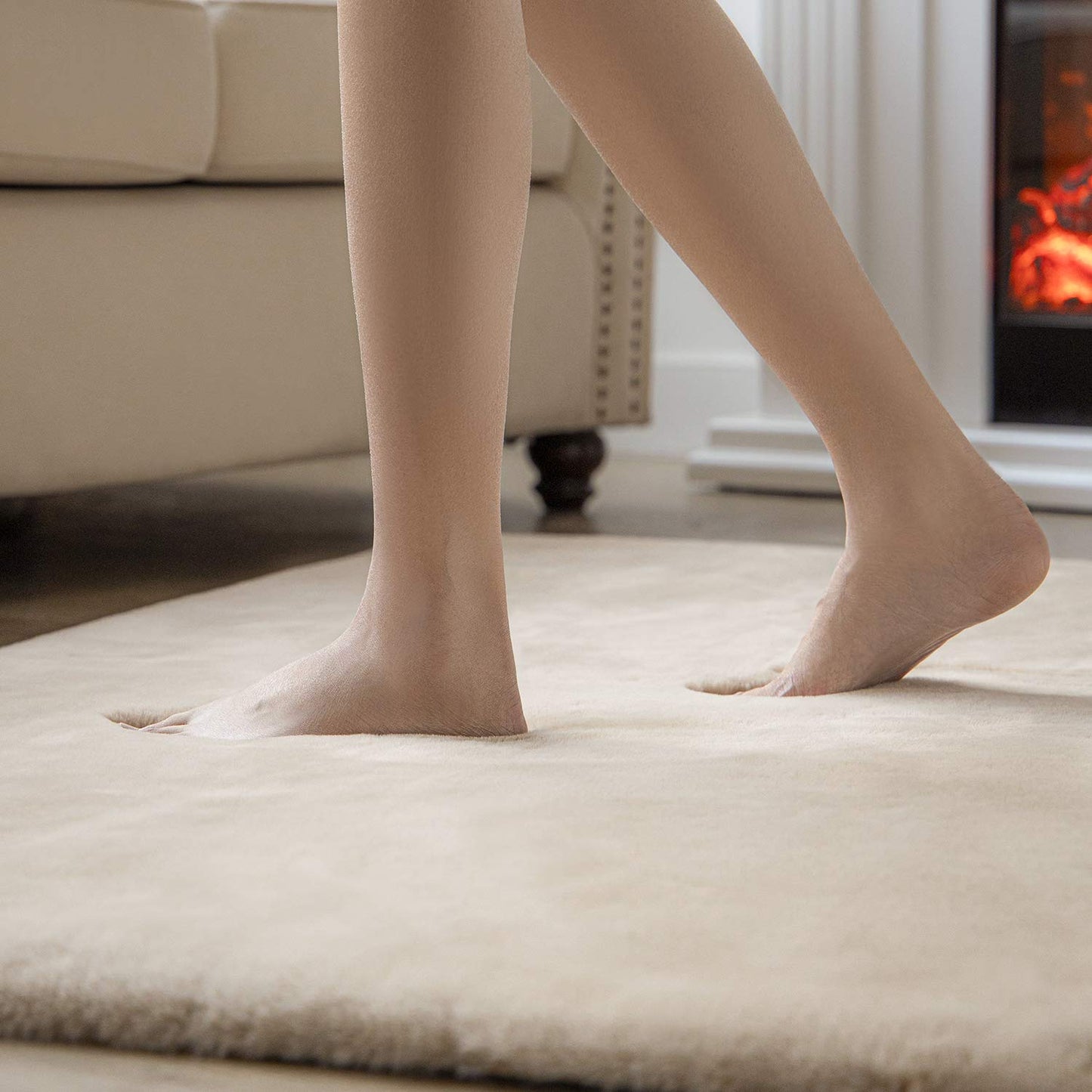 Ultra Soft Faux Area Rug