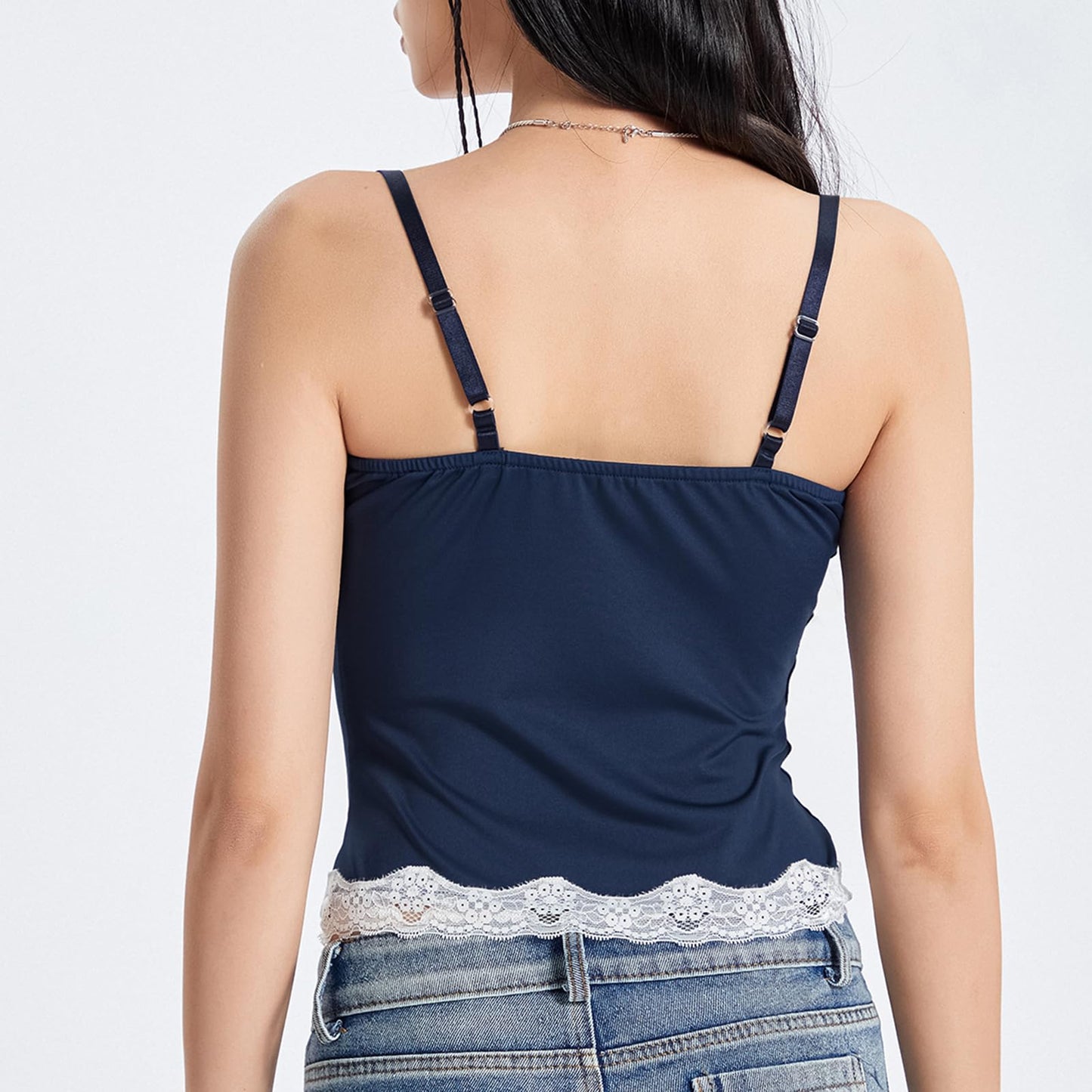 Women's Y2K Sexy Lace Cami Tank Top