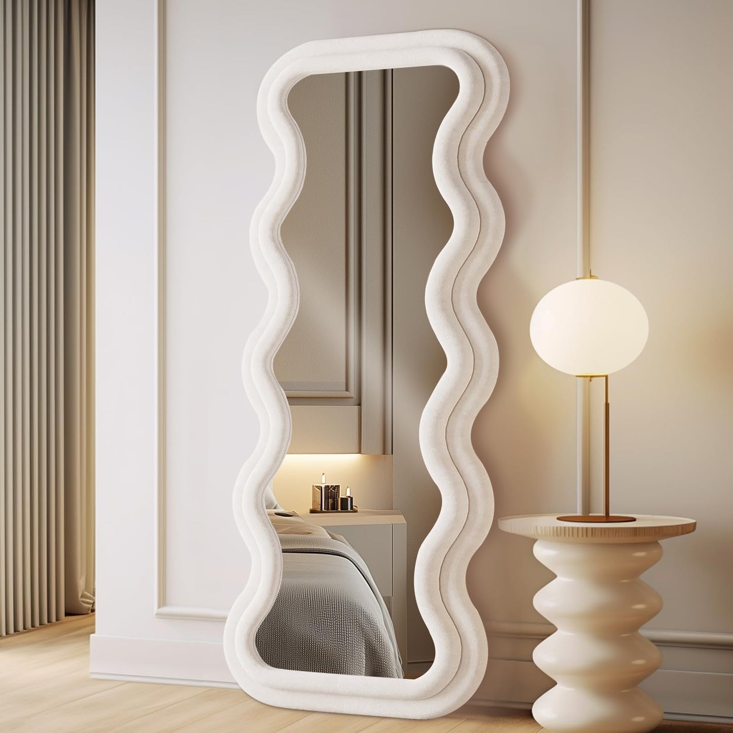 Irregular Full Body Mirror Wall Mounted Floor Mirror