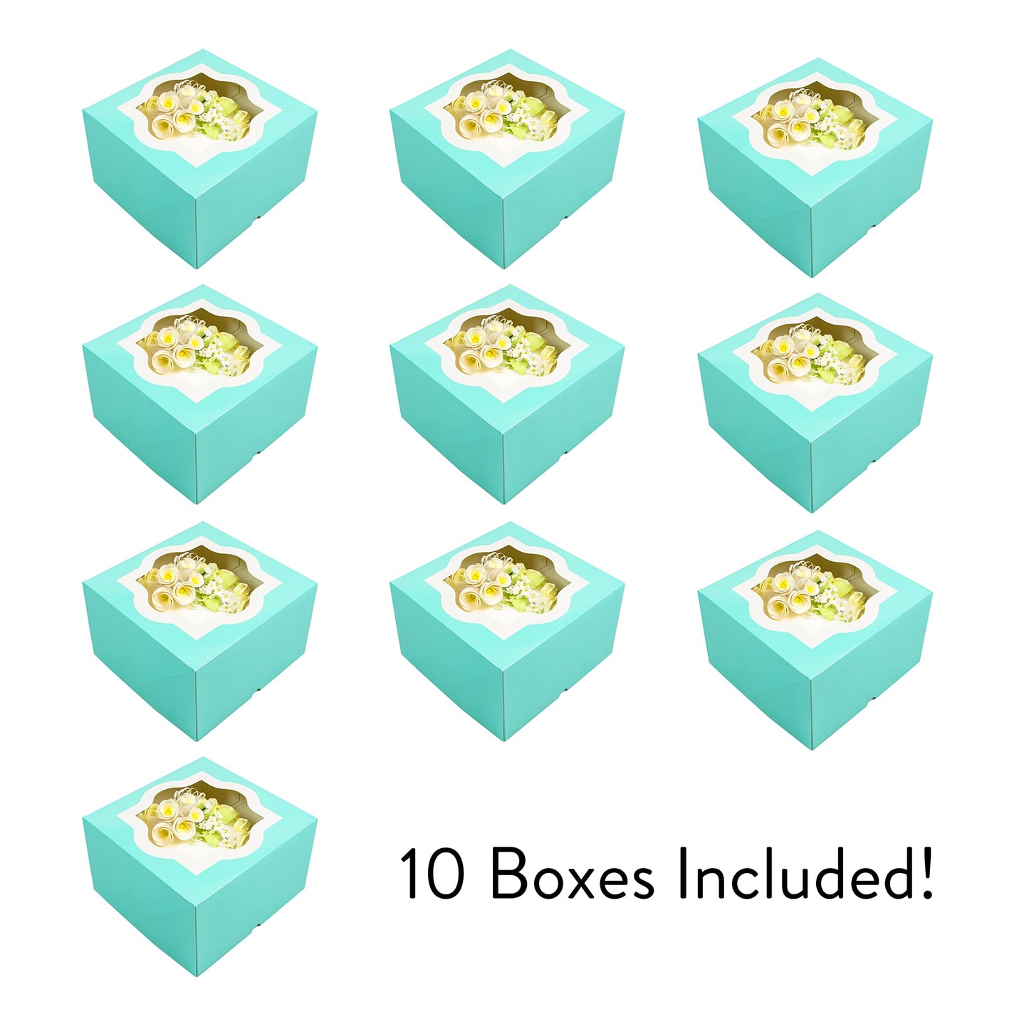 Extra Deep Square Cake Box with Window