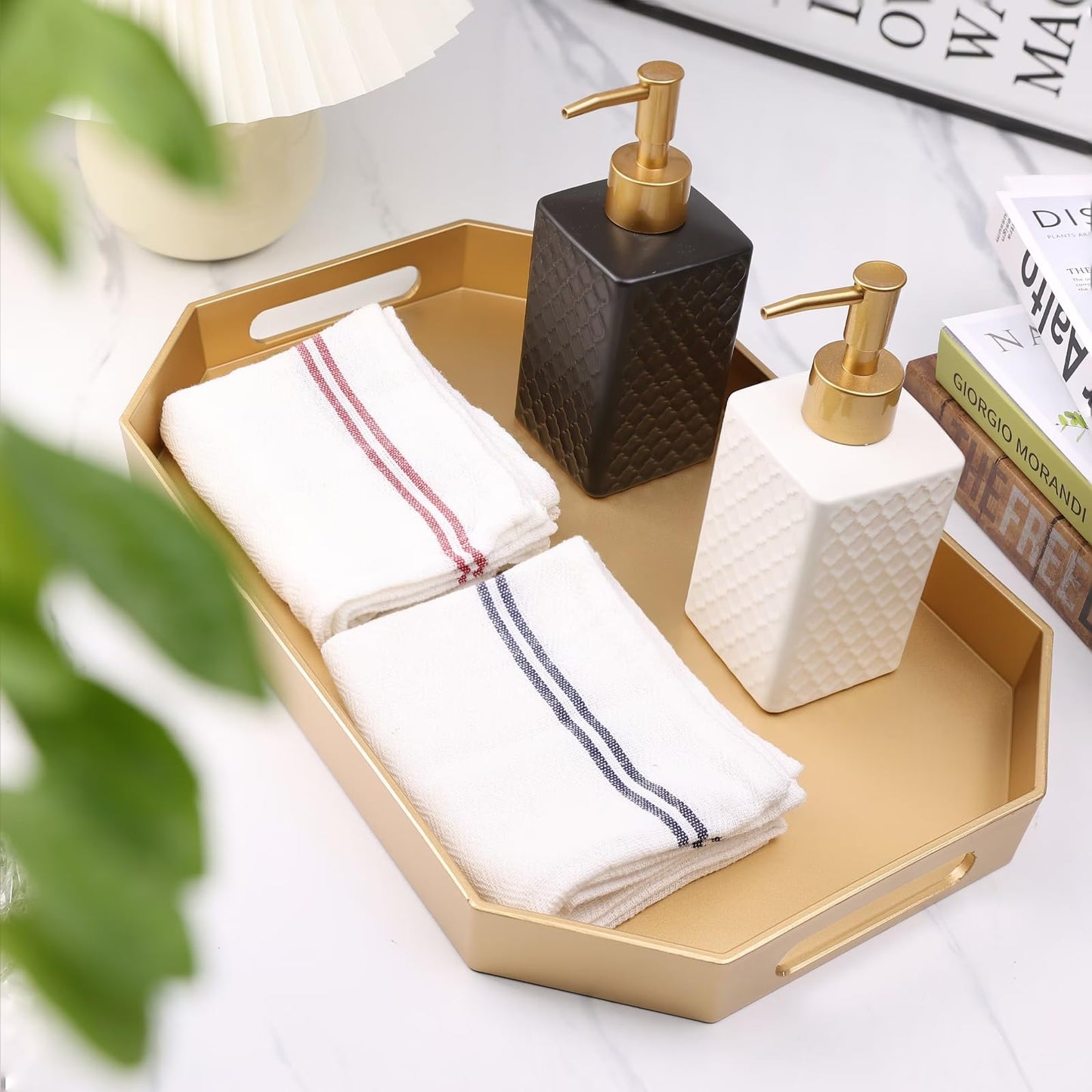 Versatile Decorative Tray with Handles