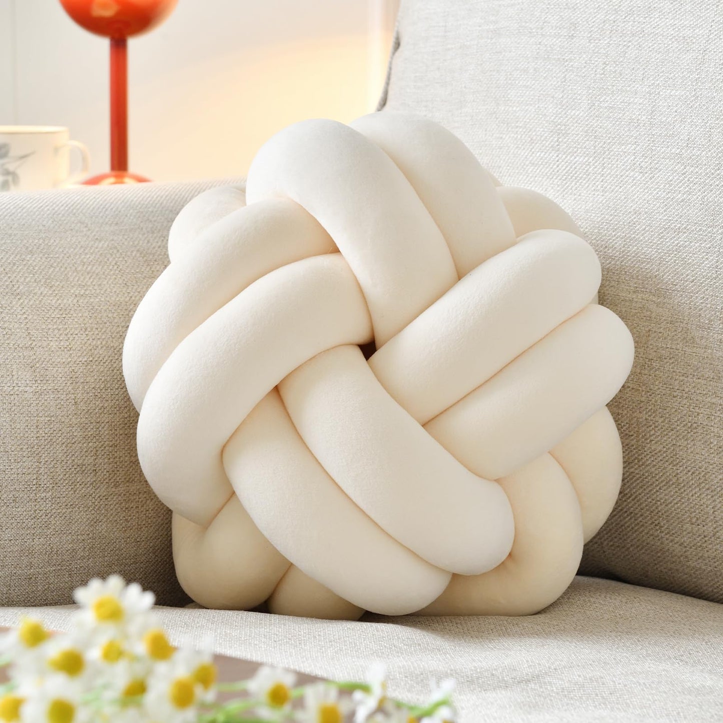 Seashell Decorative Pillow – Soft Clam-Shaped Cushion for Sofa, Bed, or Living Room