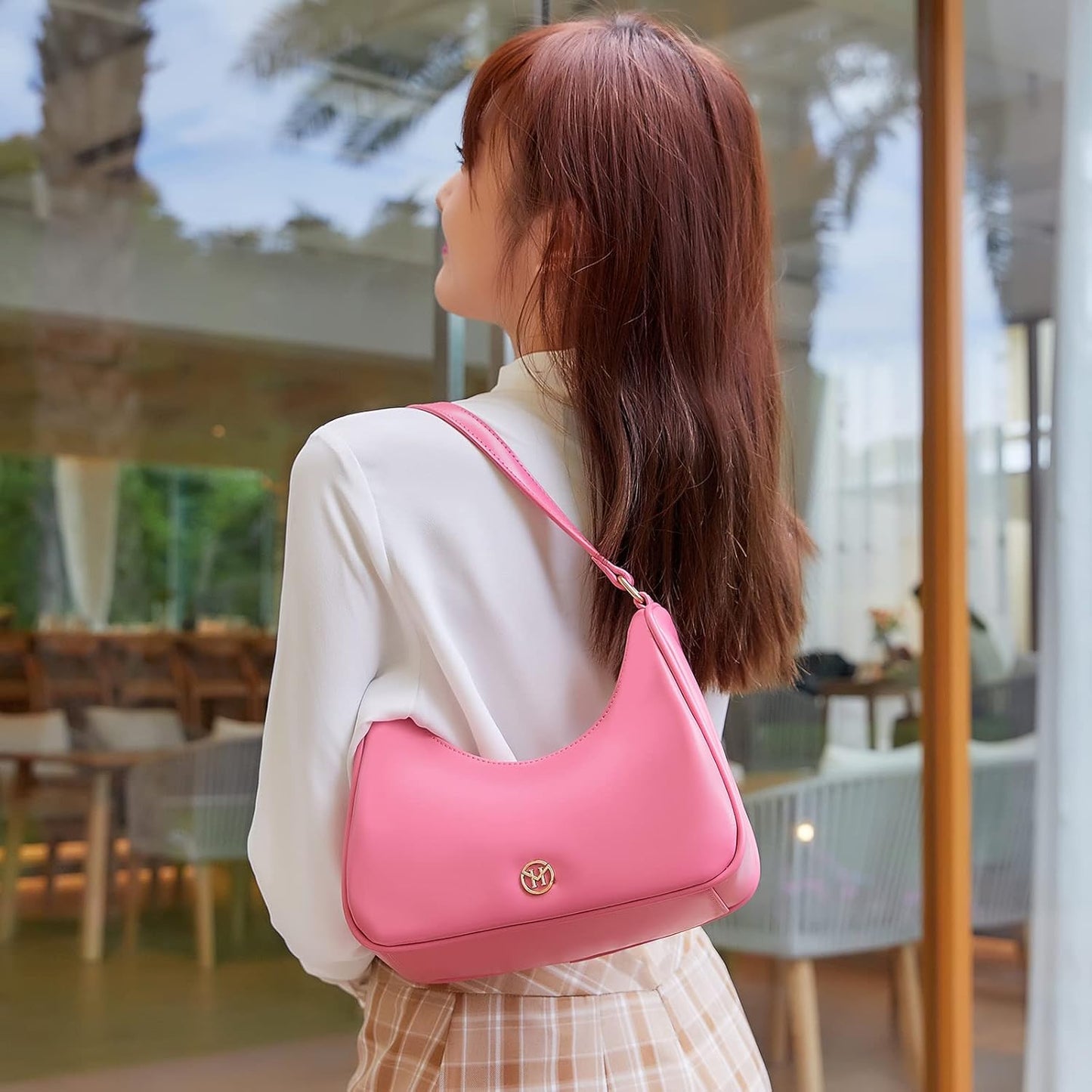 Women's Small Pink Shoulder Bag