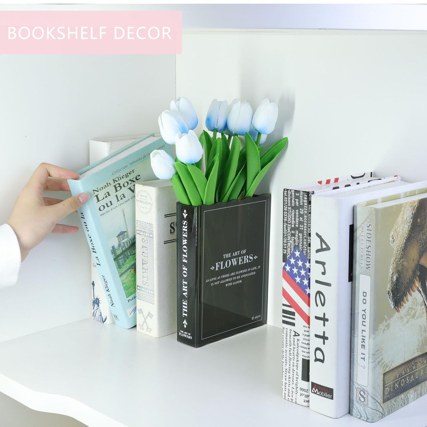 New Book-Shaped Flower Vase – Aesthetic Decor