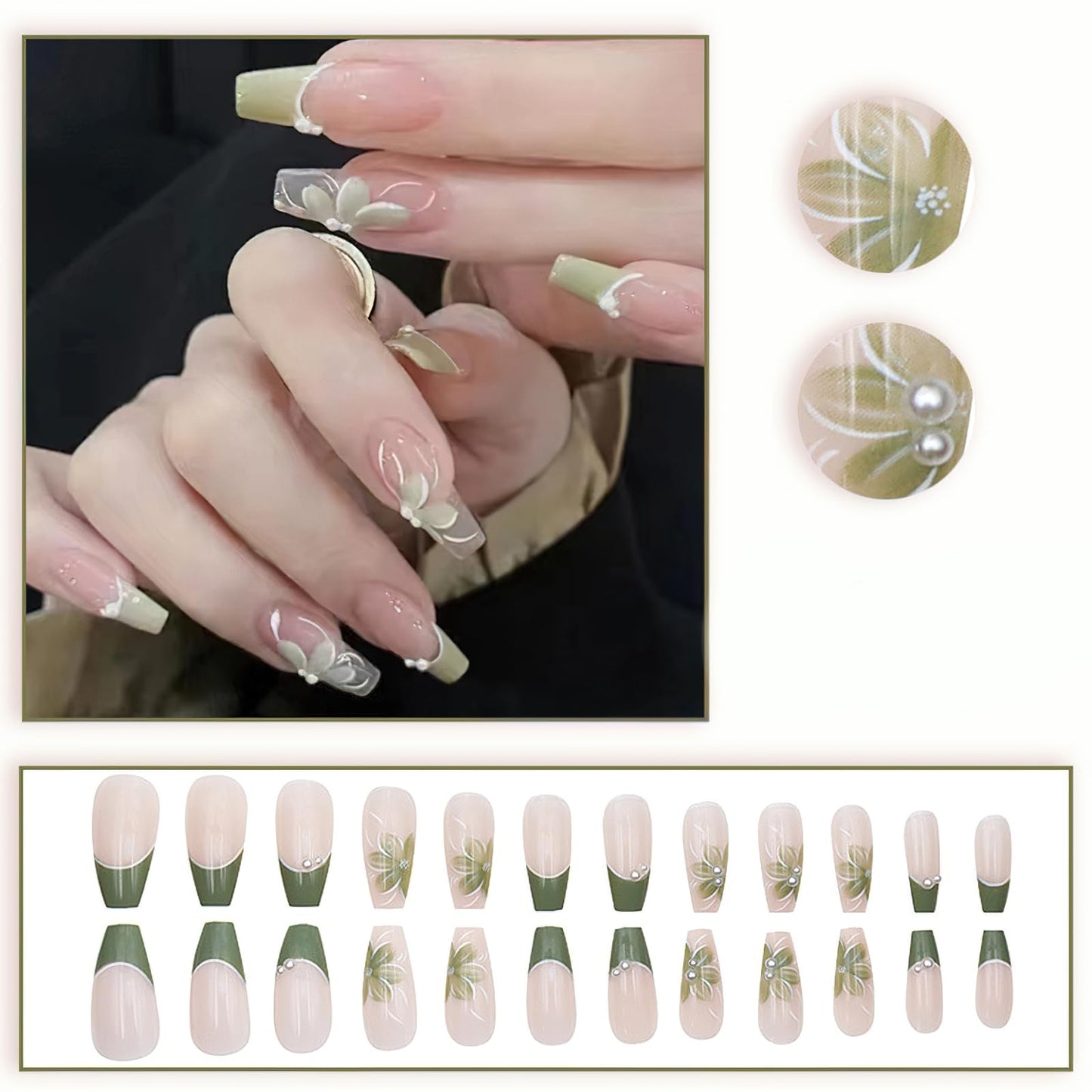 Press on Nails Manicure 24Pcs