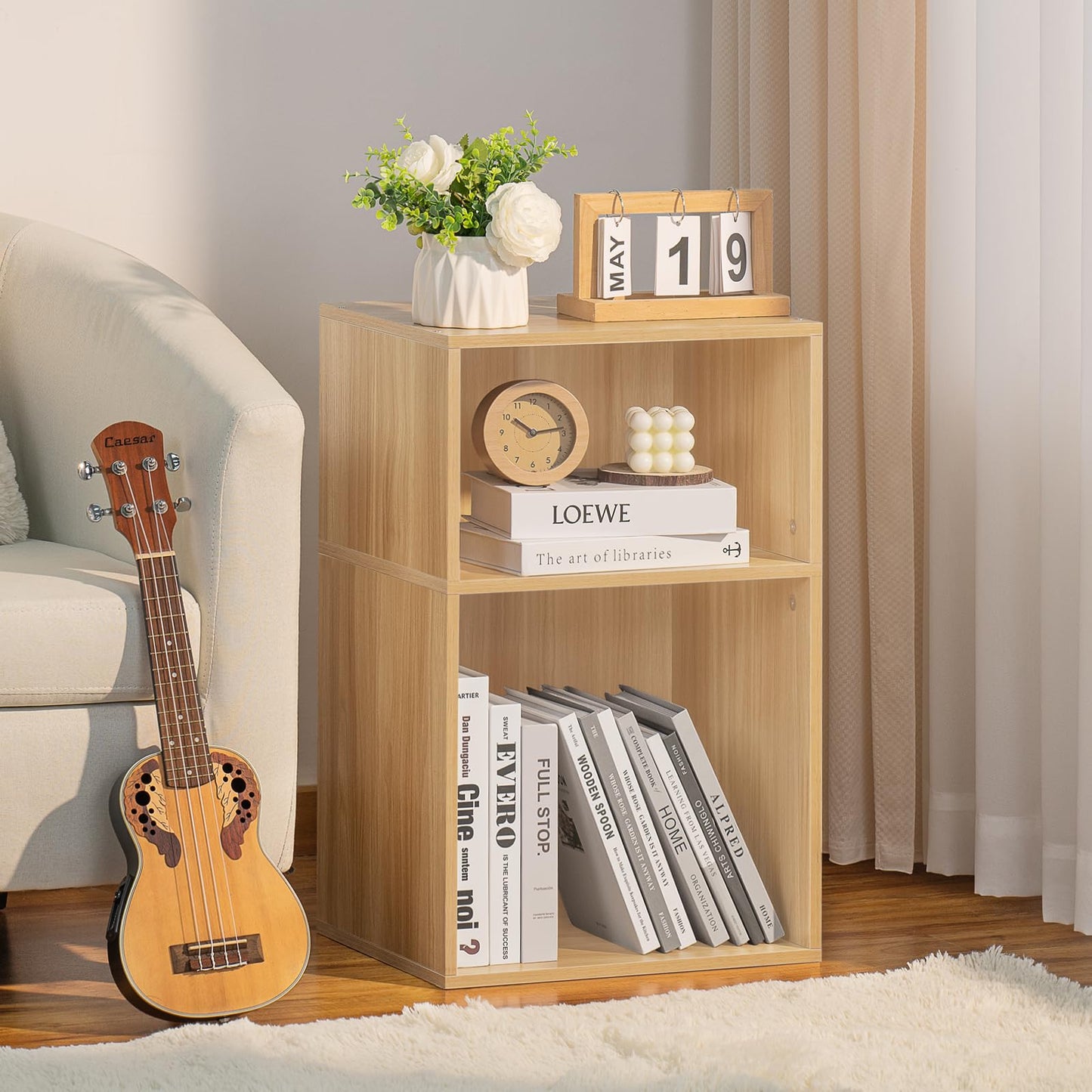 Modern Bookshelf - Large Freestanding Open