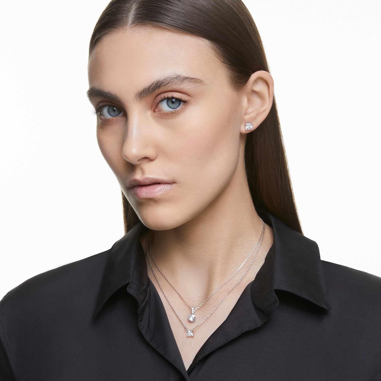 Swarovski Attract Crystal Necklace and Earrings Jewelry Collection