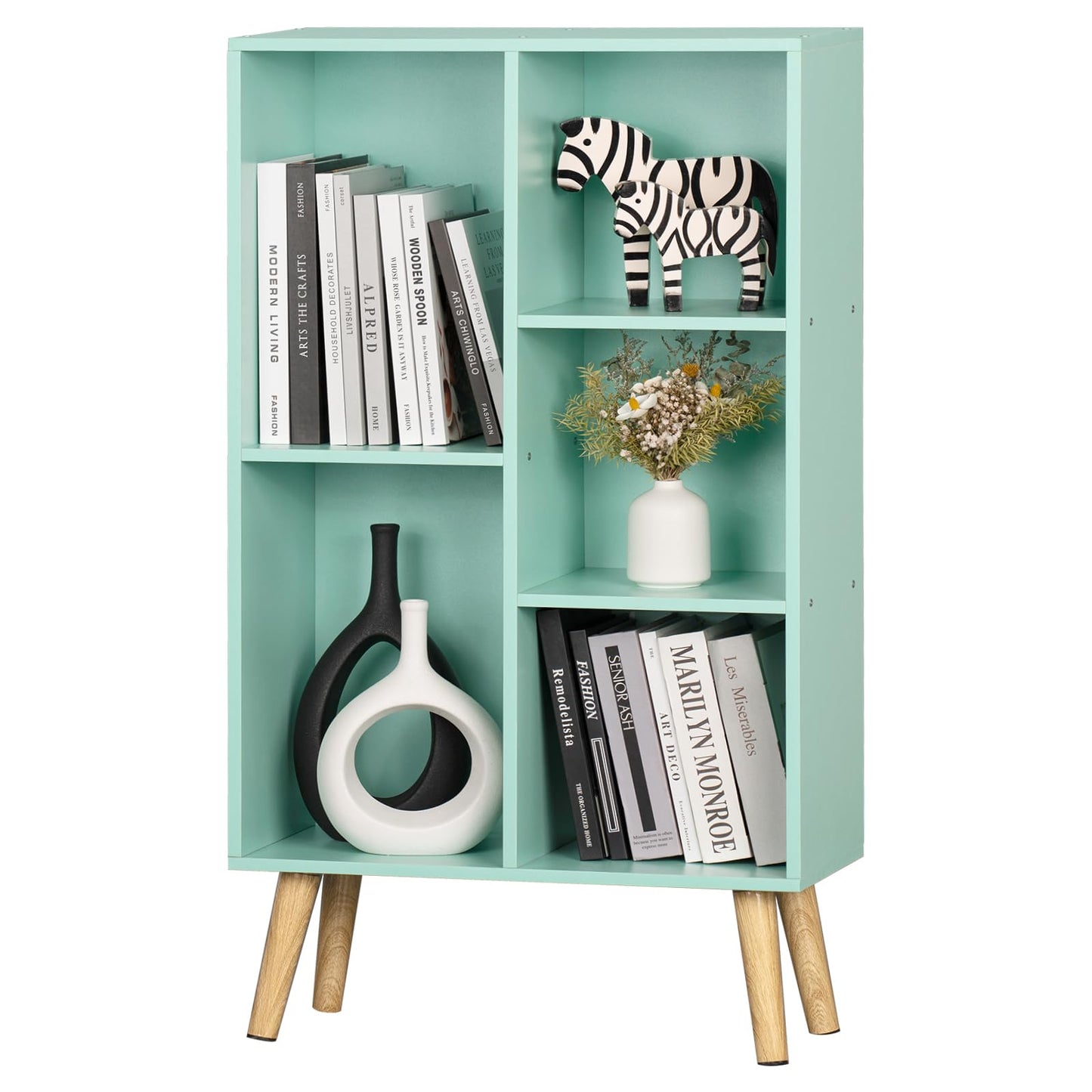 Modern Bookshelf - Large Freestanding Open