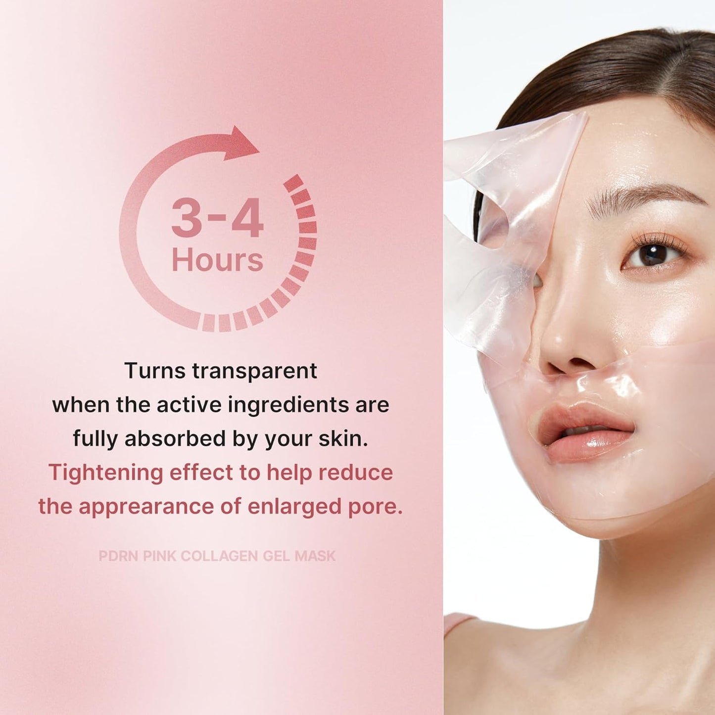 medicube Salmon DNA PDRN pink collagen jelly gel mask | overnight face mask for glass glow skin- elasticity, hydrating, firming and moisturizing | korean skincare, 28g, 4ea