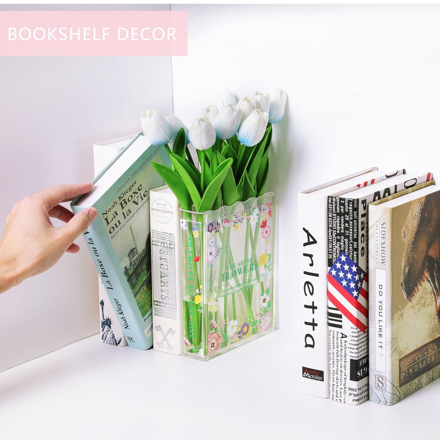 New Book-Shaped Flower Vase – Aesthetic Decor